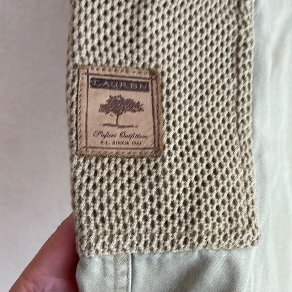 Polo by Ralph Lauren Women's Cotton Cargo Cropped Pants - Olive Green - Picture 2 of 8